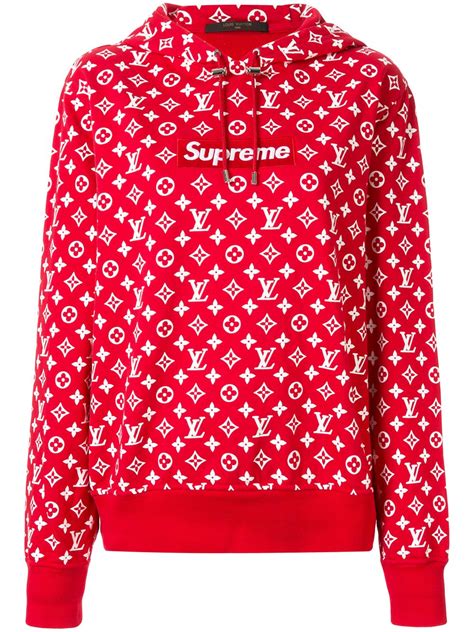 red lv hoodie|louis vuitton sweatshirt.